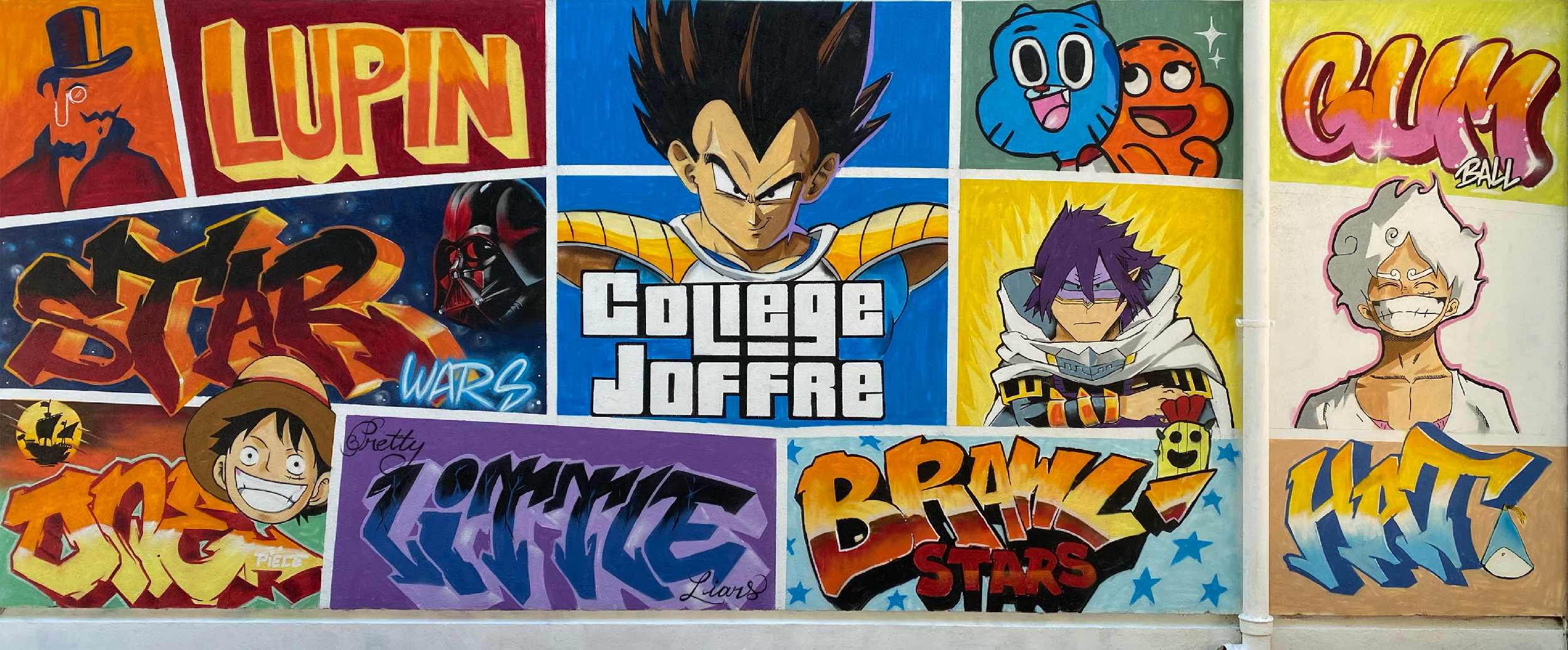 Fresque Atelier Collège 2025-2026 — vue panoramique